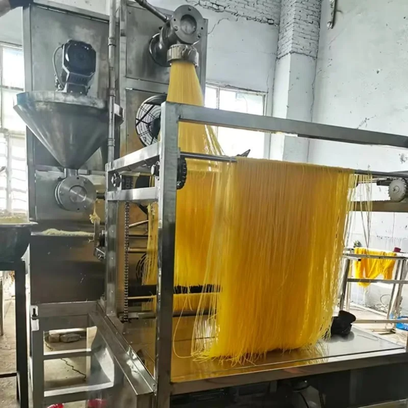 Customized High Efficiency Commercial Noodle Processing Machine Stainless Steel Automatic Motor Driven Pasta Maker