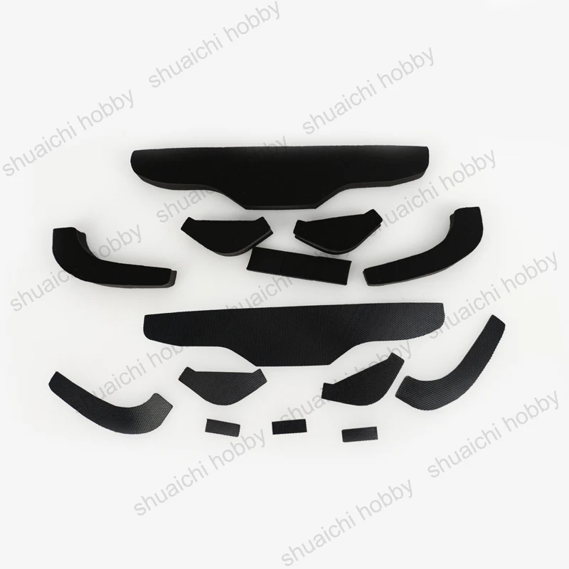 1Set Black Sponge Pad 02C 02X 02O/03S 03O Eye Mask with Magic Sticker Cobra Series 10mm 14mm for Drone SKYZONE 02 03 FPV Glasses