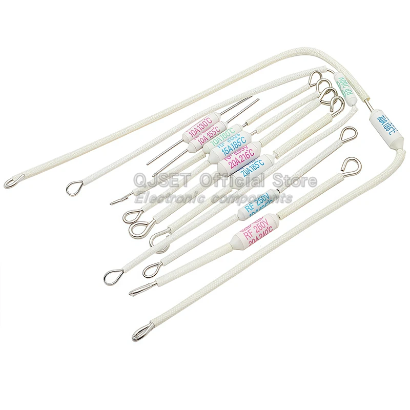 5 pz Fornello di Riso RF Ceramica Fusibile Termico Accessori Resistenza rf216 Gradi 10A 15A 250 V 20A RF165C 185C 230C 240C 130C 155C 216C