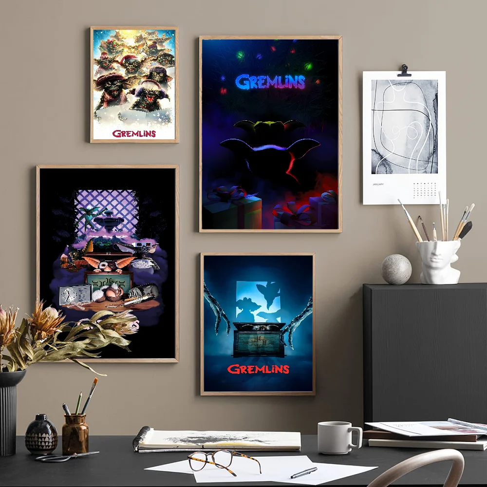 Gremlins Movie Classic Movie Posters HD Quality Poster Wall Art Painting Study Nordic Home Decor