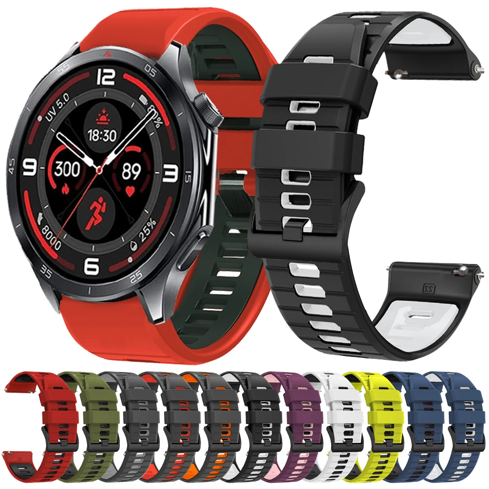22Mm Two-Tone Silic…
