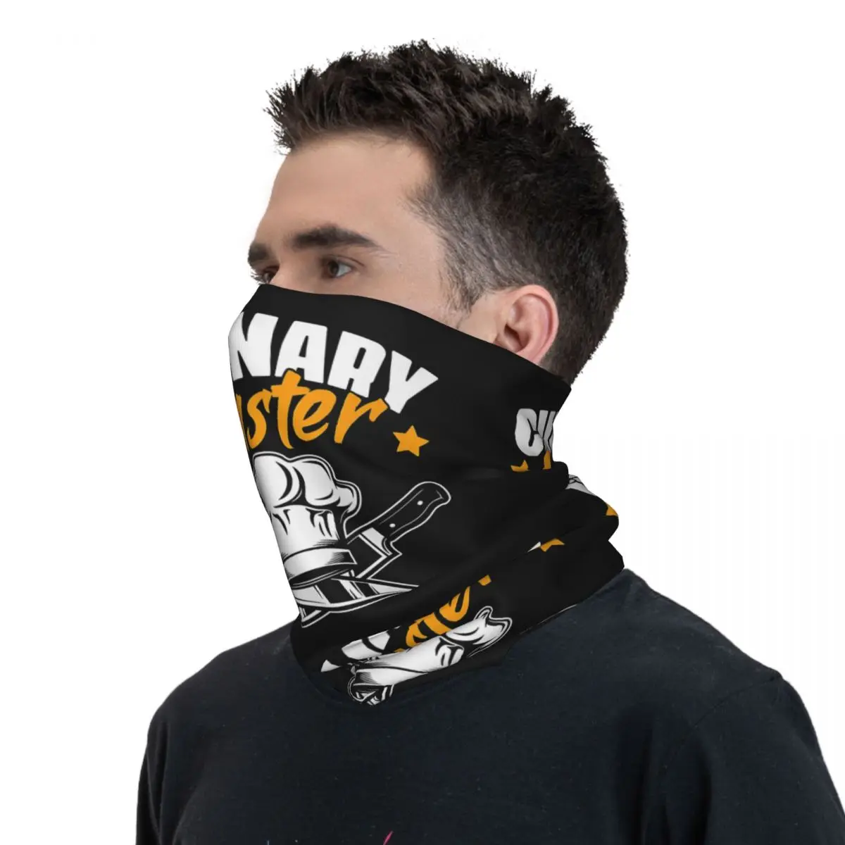 Bandana de tête de mort de cuisine pour adultes, écharpe blanche, vêtements de sauna multi-usages, pêche, unisexe, hiver