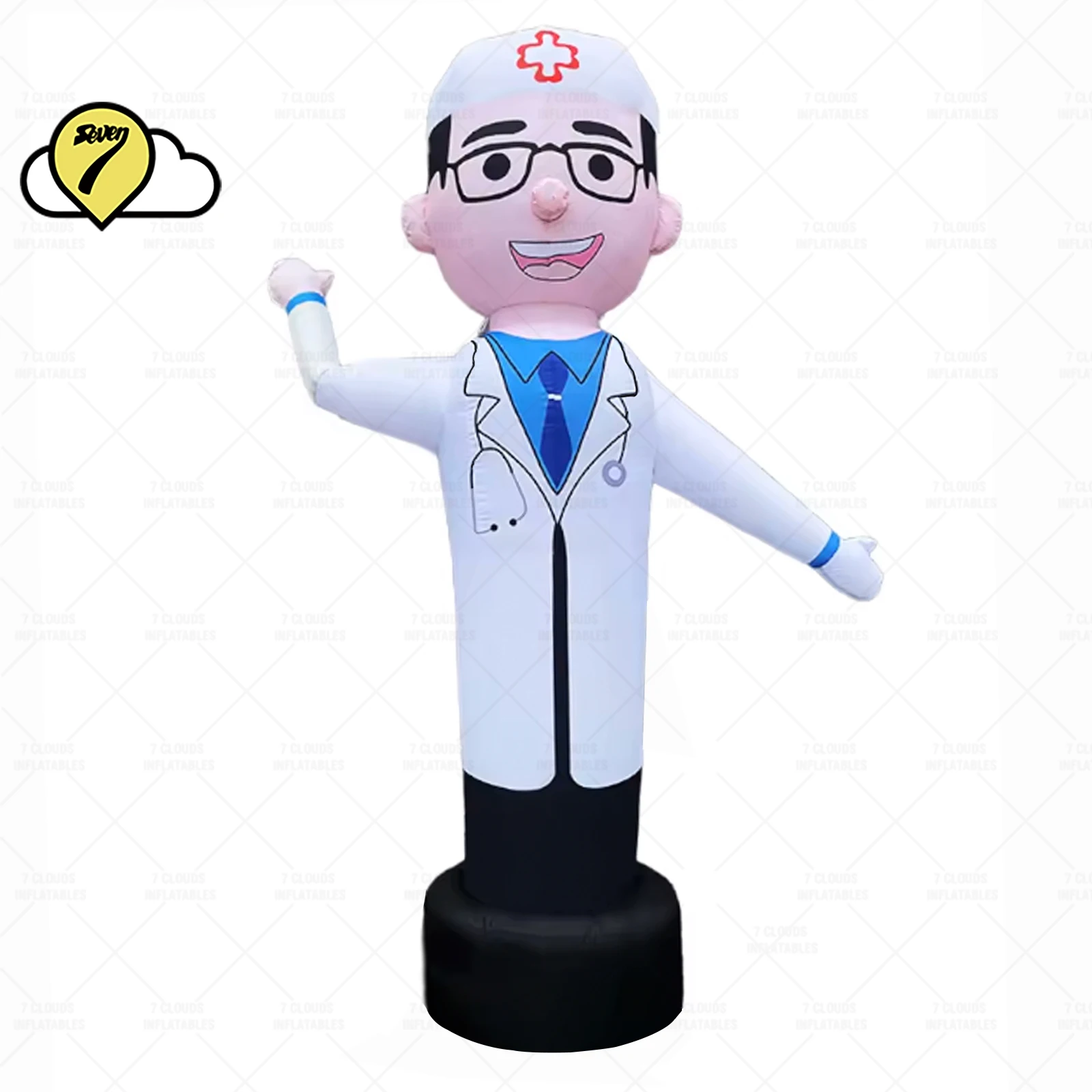 

Inflatable Air Dancer Dentist Clinic Waving Hand Tube Man Puppet Wind Flying Inflatable Doctor Advertising Hospital Marketing