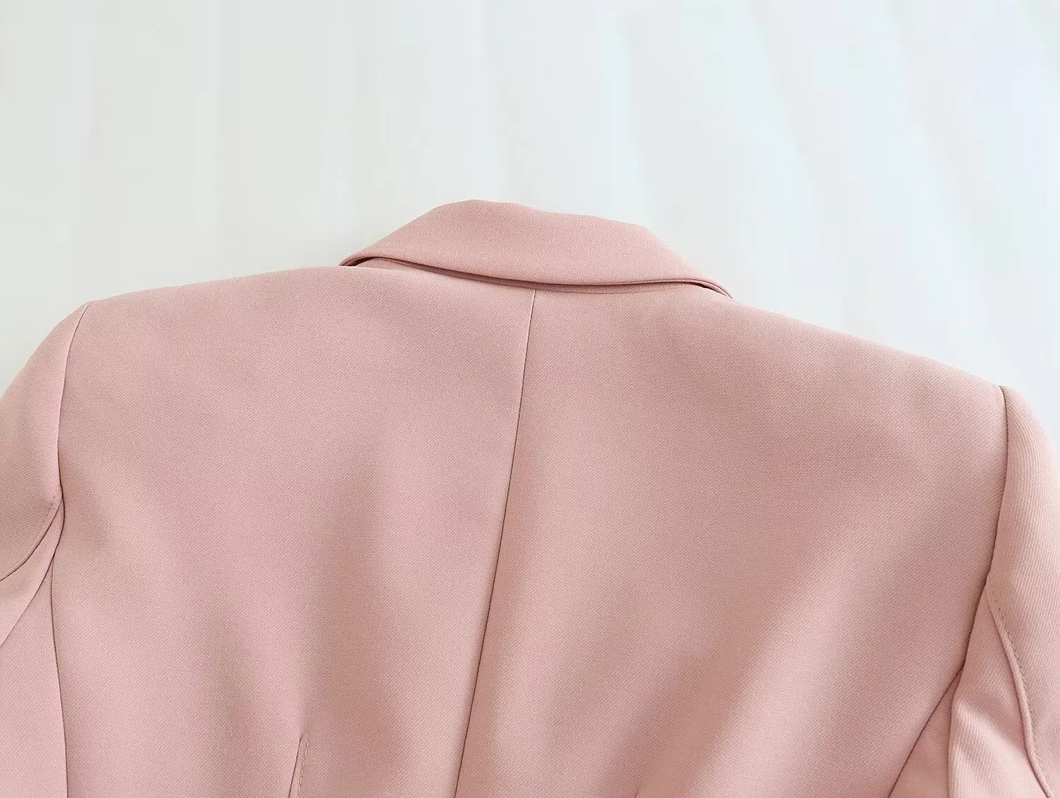 2023 herbst Frauen 2 Stück Set Büro Dame Revers Langarm Blazer + Hohe Taille Versteckte Schnalle Zipper Hosen femininos – Detail 23