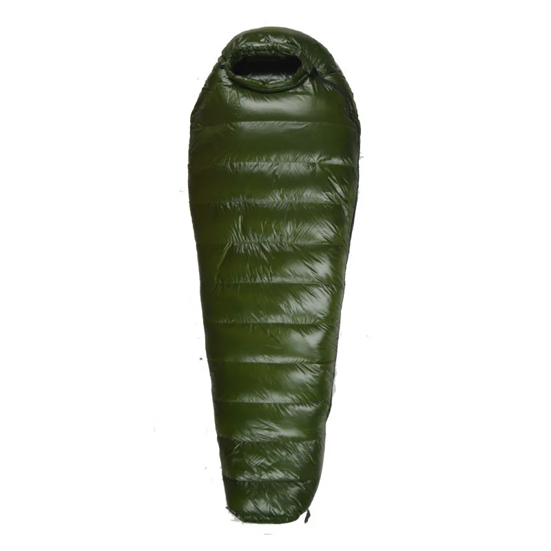 Lightweight Adult Mummy Duck Down Sleeping Bag Thick Warm for Outdoor Camping Hiking Travel