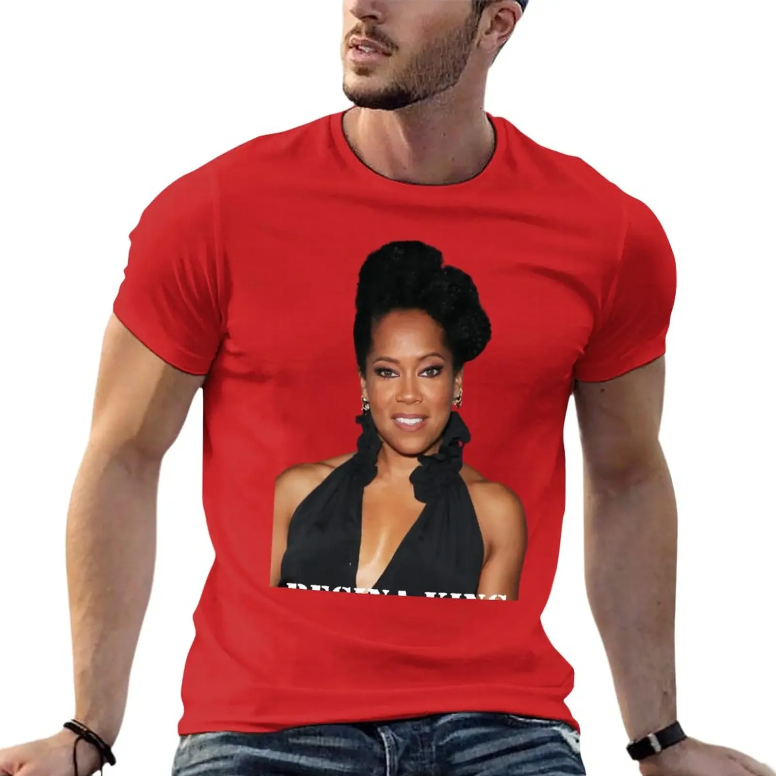 

Regina King , Regina King actor 2022 T-Shirt anime korean fashion big and tall t shirts for men