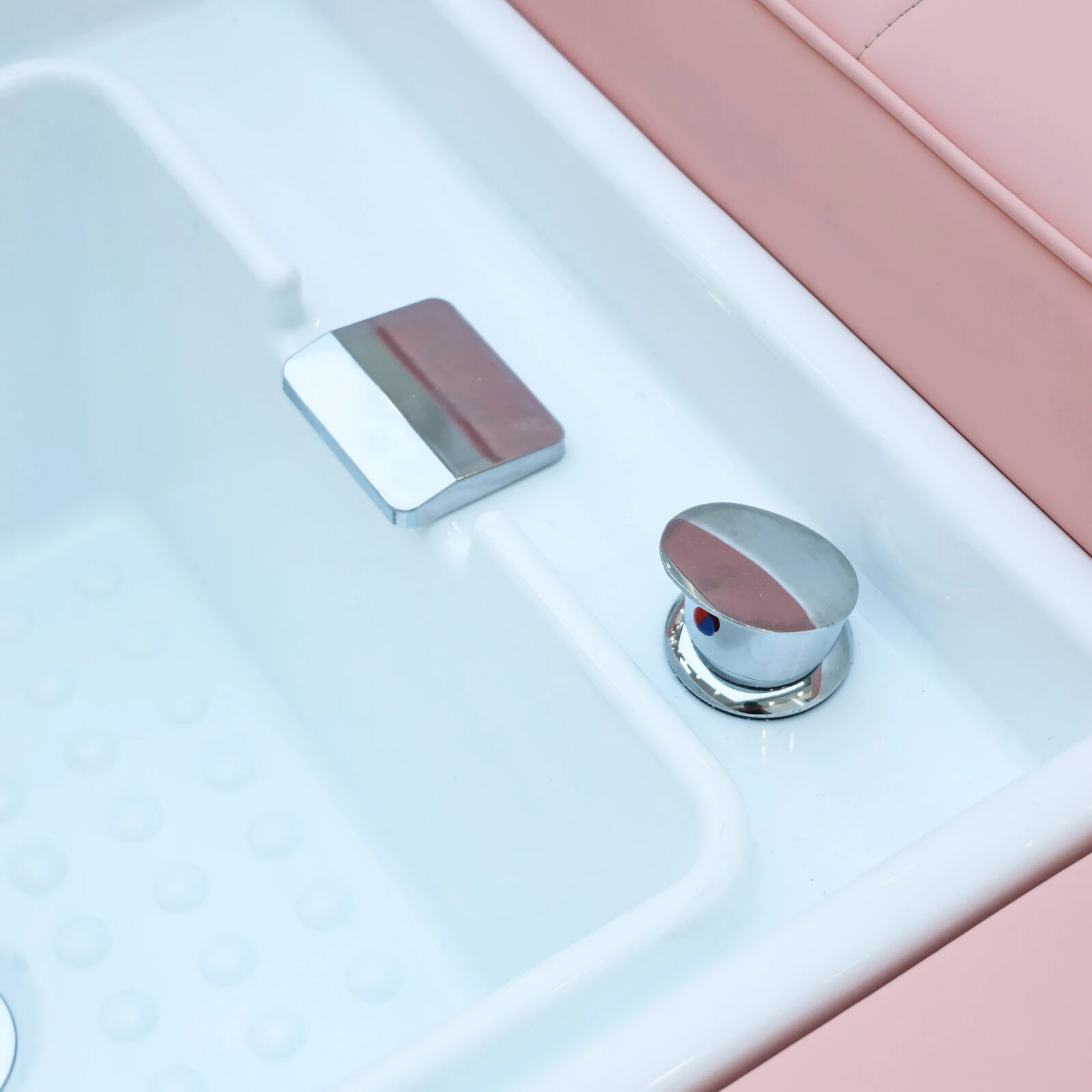 Thai-Massagebett und Kopf-SPA-Shampoo, mit Fußbad, Kopfpflegebett, verstellbares Oberkörperlifting, bequemes Einweichen der Fuß – Detail 19
