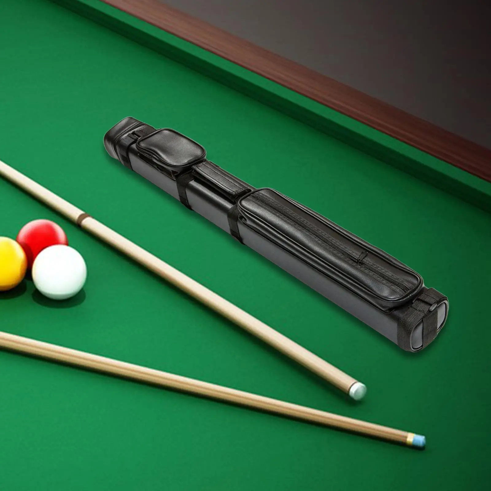 

Портативный чехол для хранения бильярдных киев на 5 слотов, из искусственной кожи, для игровой комнаты и соревнований