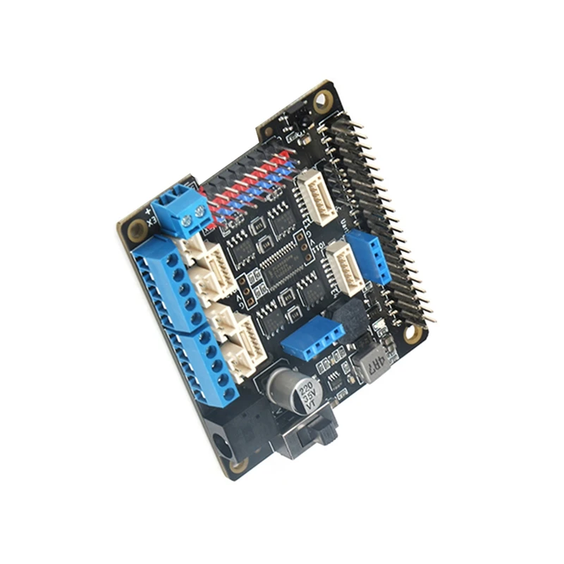 Placa controladora de Motor Robot para niveles de voltaje de 3,3 V/5V adecuada para placa controladora de Motor Raspberry Pi para múltiples motores
