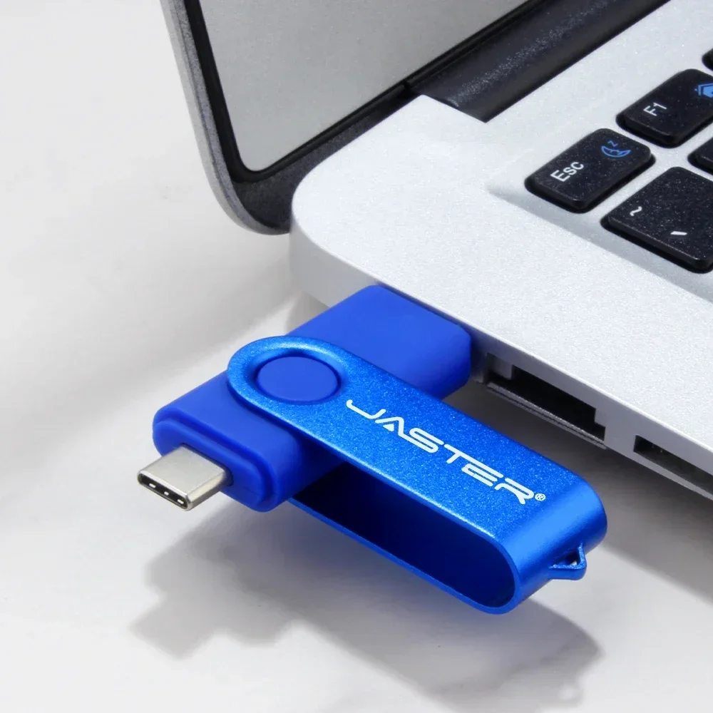 TYPE-C USB Flash Drive 128GB Free Key Chain Pen Drive 64GB Creative Business Gift Red Memory Stick Real Capacity U Disk Blue 32G