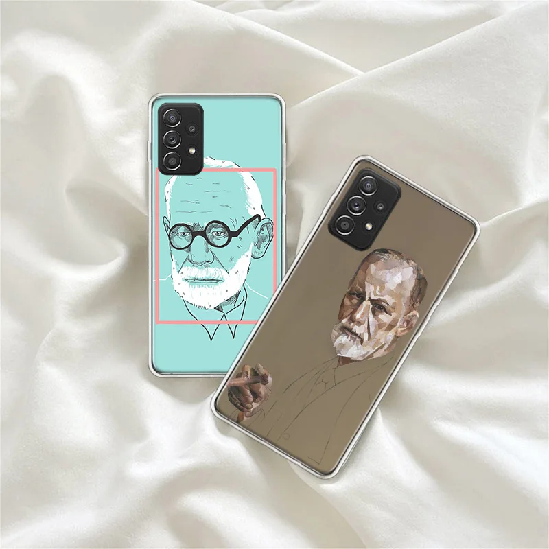 Sigmund Freud founder of psychoanalysis Phone Case For Galaxy A54 A34 A24 A14 A10 A10S A20 A20E A30 A40 A50S A70S Samsung A71 A5