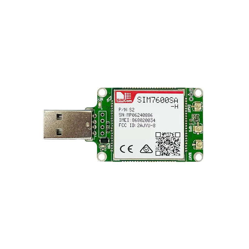 SIMCOM SIM7600SA-H LTE CAT4 USB dongle ชุดสายเบรคเอาท์ TE-A 1ชิ้น