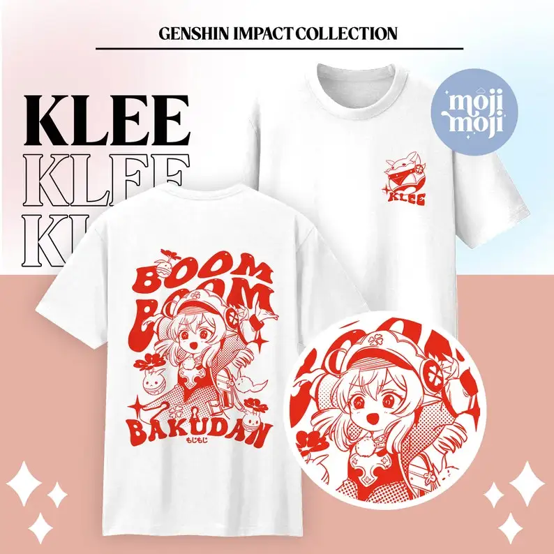 Genshin Impact Klee T-Shirt, Genshin Klee Merch