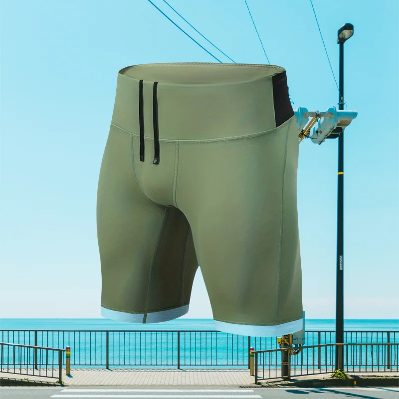 

Mens Running Compression Shorts Men Fashion Beach Short Leggings Joggers Quick-drying Skinny Fitness