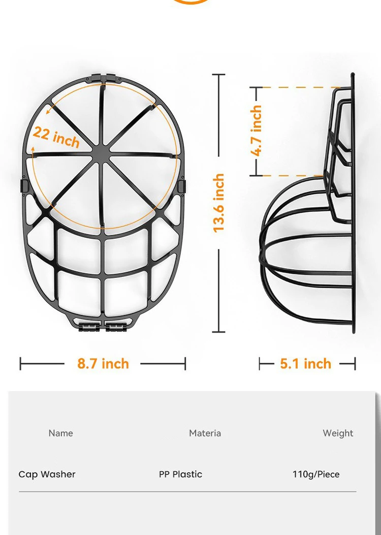 Baseball Cap Waschmaschine Anti-Deformation Cap Protector Rack für Geschirrs püler Waschmaschine Hut Waschmaschine Rahmen kreative Haushalts waren