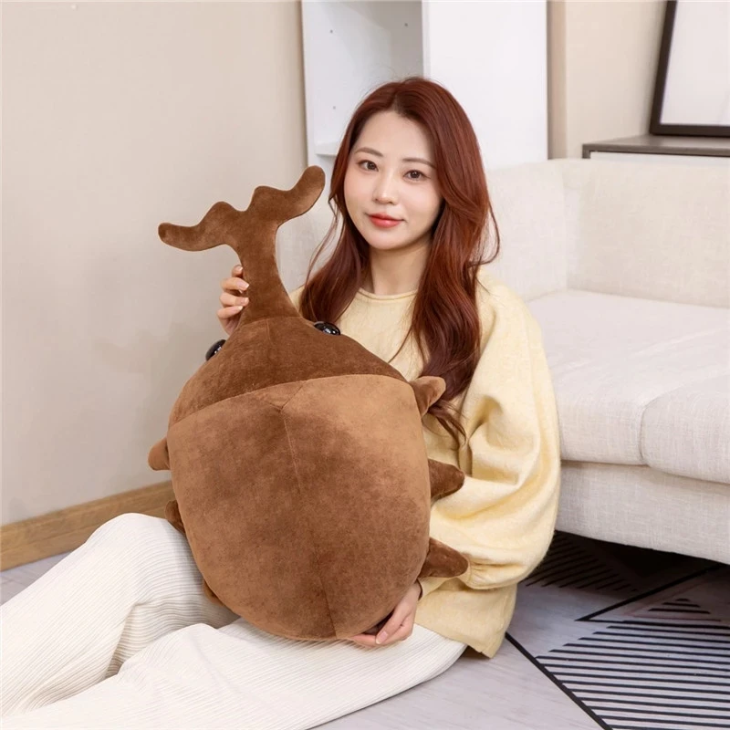 1pc 50/60CM Creative Simulation Insect Plush Toys Stuffed Cartoon Dolls Kawaii Beetle Pillow Kids Boys Birthday Gifts