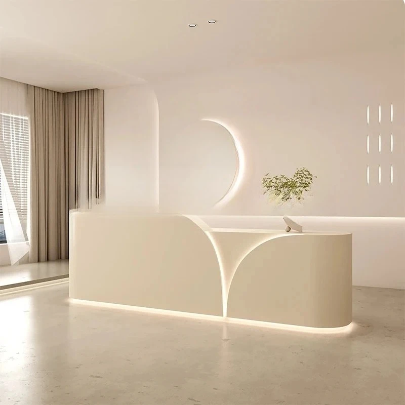 b1 Beauty Salon Bar Creative Clothing Store Trendy Store Cashier Counter Company Training Center Reception Desk