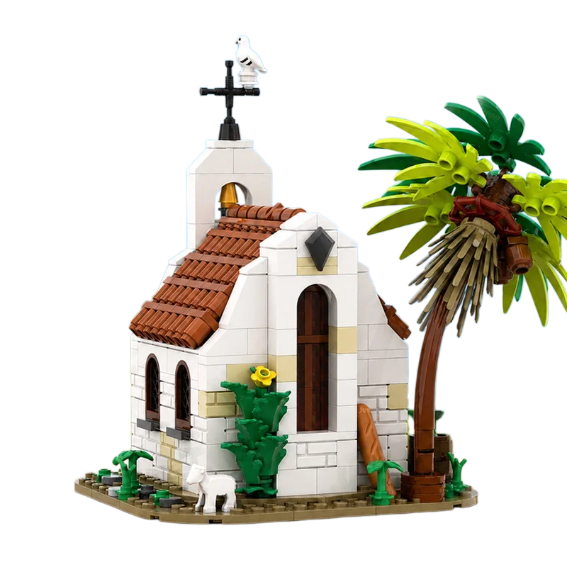 DIY building block toy - Medieval Church Model Set - Creative Assembly Toy Set - Holiday Gift - Suitable for All MOC Enthusiasts