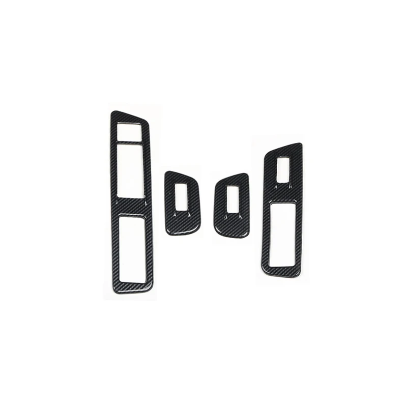 ل Trumpchi GS5 ألياف الكربون والحبوب الخشبية طقم الكسوة الداخلية-غطاء لوحة ناقل الحركة المضادة للخدش للوحة القيادة ووحدة التحكم