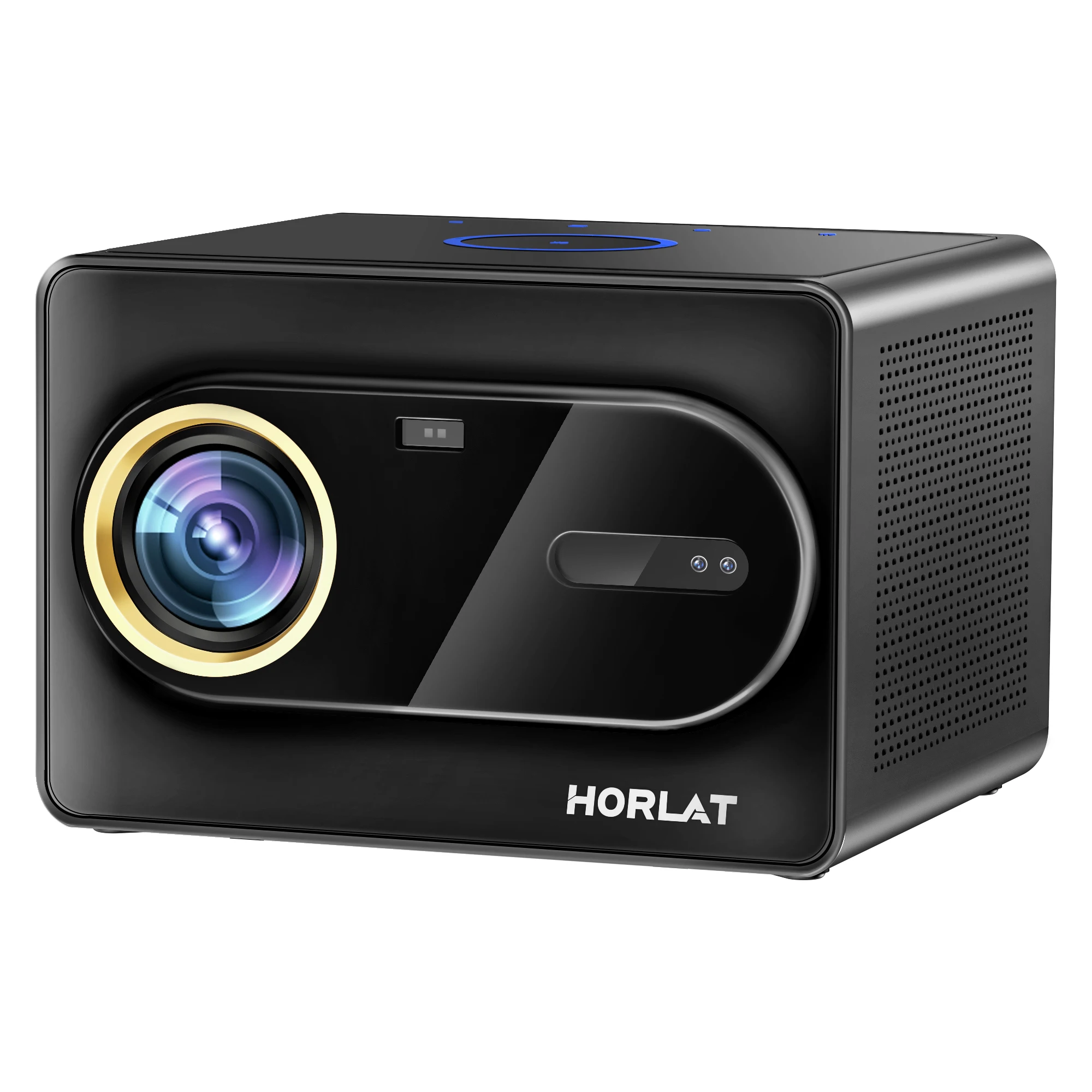 Projektor HORLAT 3500ANSI Google TV 4K, w pełni zamknięty projektor optyczny, kino domowe 1080P, 5G WiFi6, automatyczne ustawianie ostrości TOF, projektor do gier. — 2