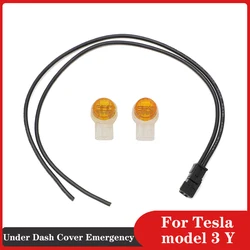 Under Dash Cover Emergency Speaker Wire Harness Cable Adapter Connector Repair Kit Car Accessories For Tesla Model 3 Model Y