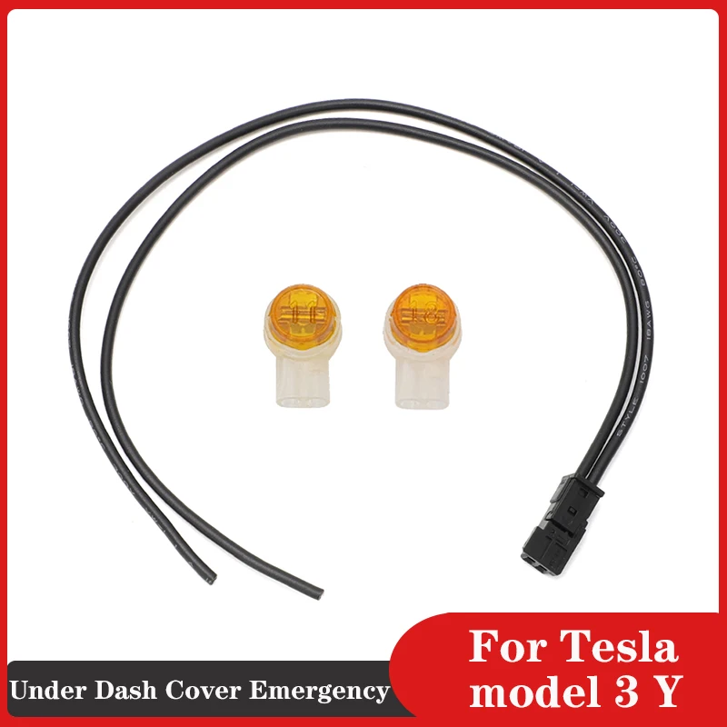 For Tesla Model 3 Model Y Under Dash Cover Emergency Speaker Wire Harness Cable Adapter Connector Repair Kit Model 3 Model Y