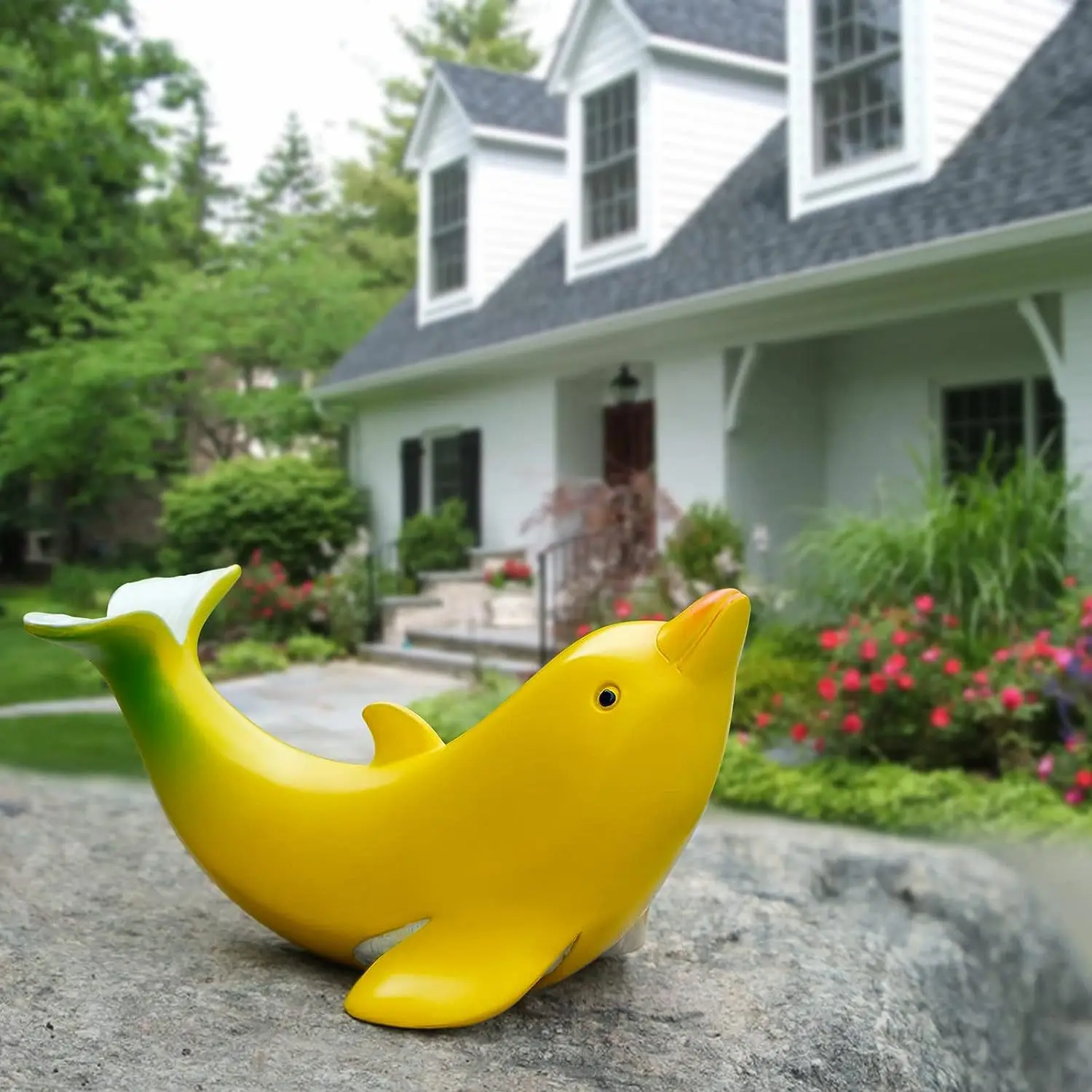 

Creative Banana Dolphin Resin Sculpture Ornaments Garden Yard Decoration Crafts Knick-knacks