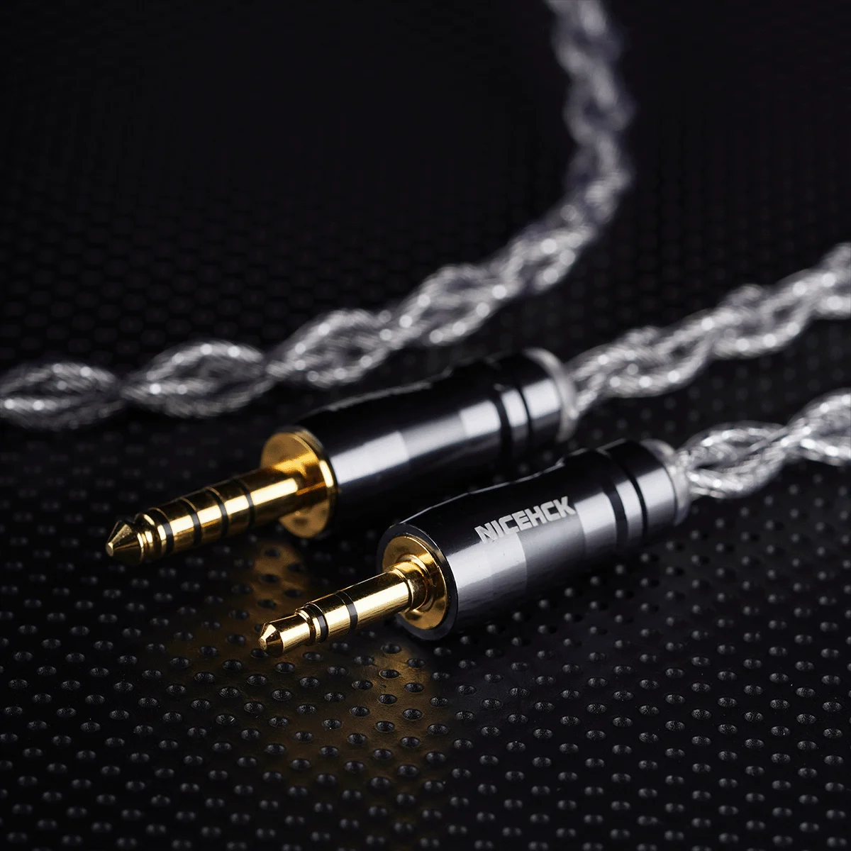 NICEHCK SilverWings Dual Copper Four Processes Material Earbud Replacement Cable 0.78mm 2Pin/QDC for Astral Meteor Lost Manor