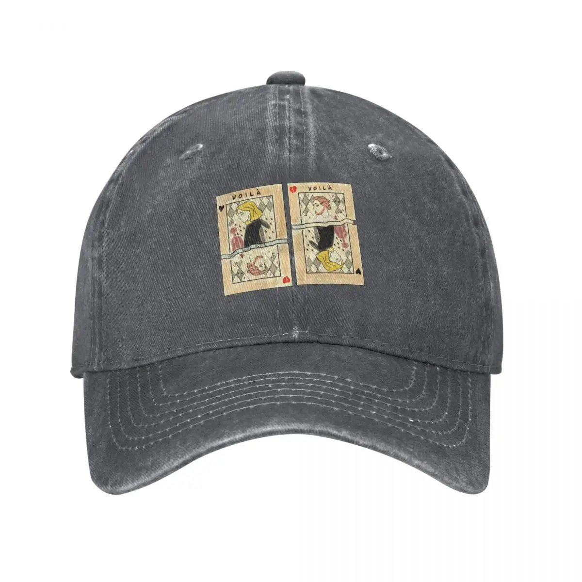 I love Voilà! Happy never after inspired Baseball Cap New Hat Horse Hat dad hat New In Elegant Women's Hats Men's