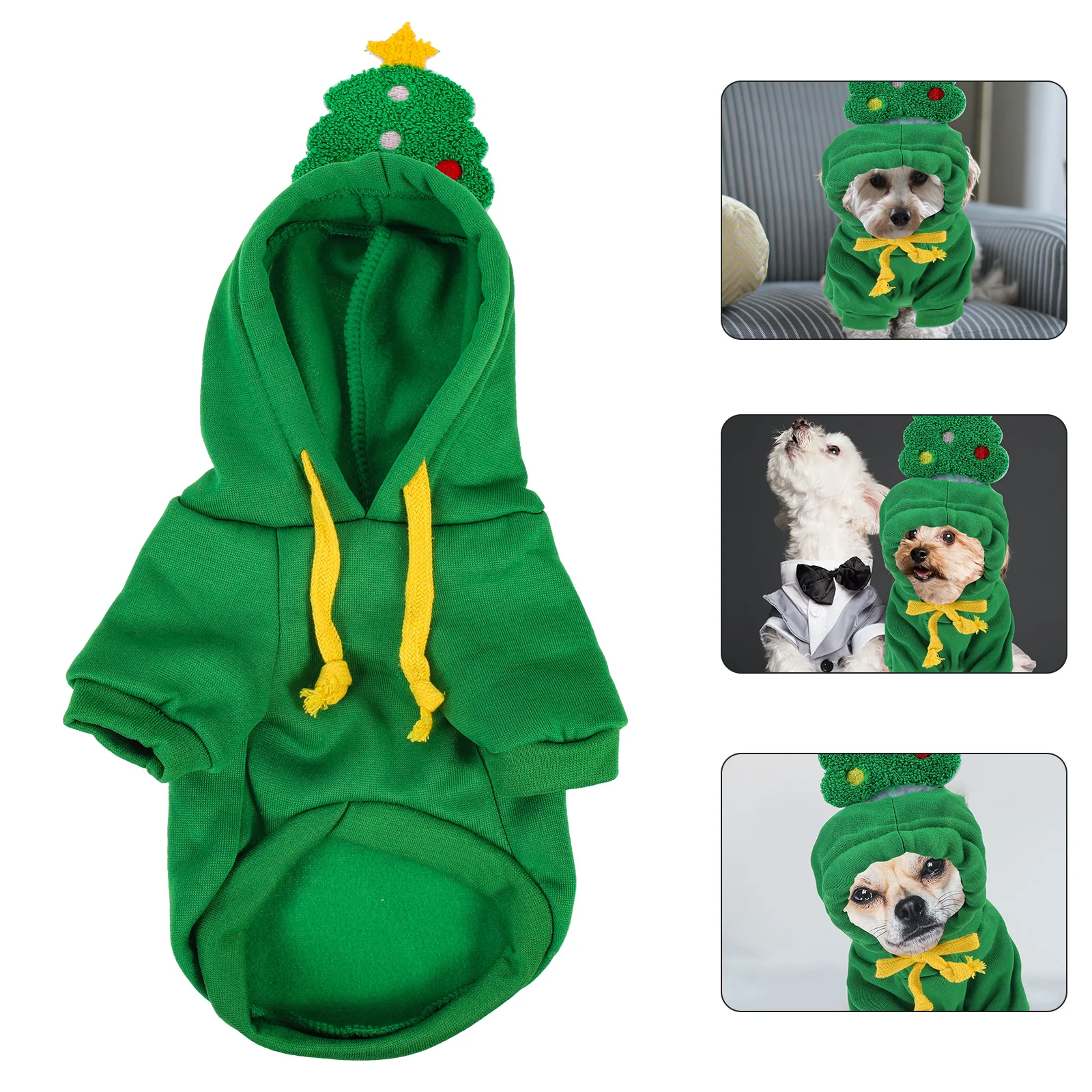 

Christmas Dog Clothing Puppy Cosplay Clothes Skin-Friendly Comfortable Xmas Dog Clothes for Parties Photo Shoots