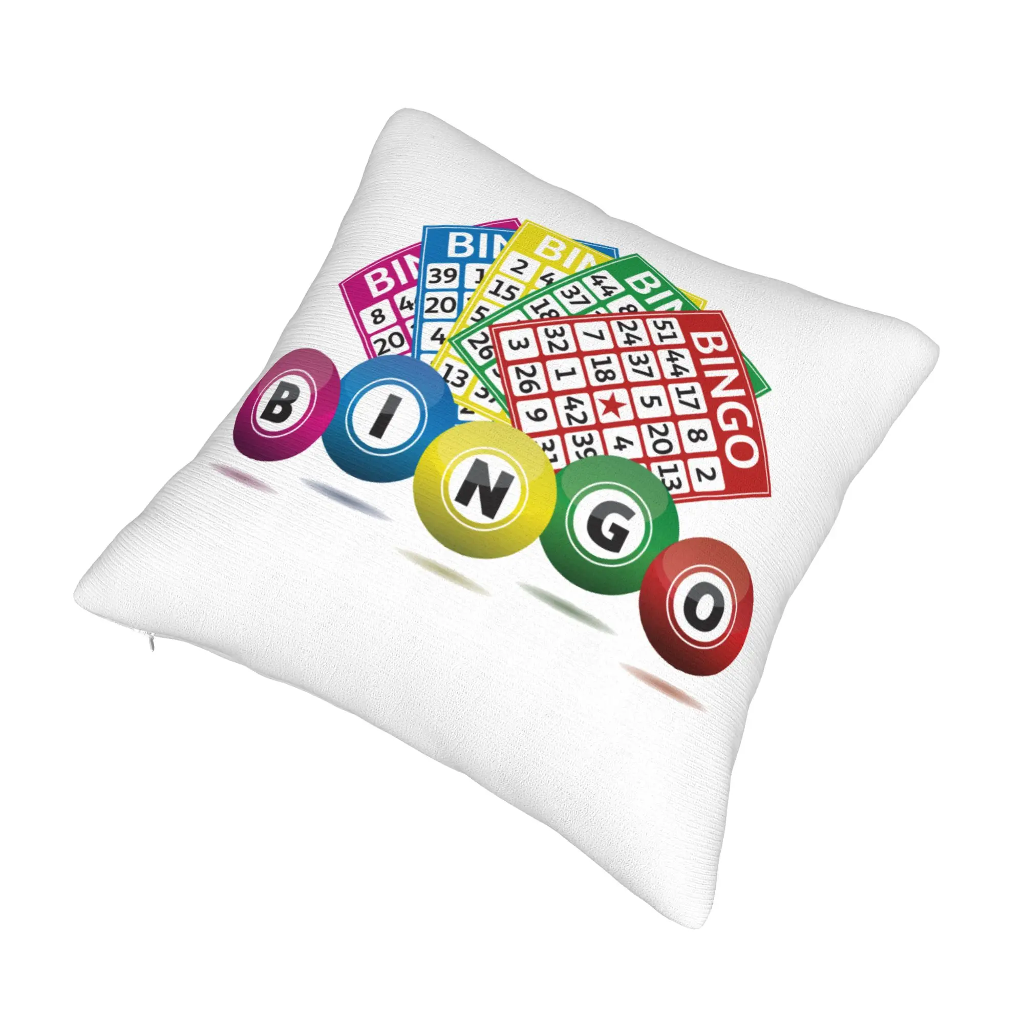 Hot Game Bingo Nordic Throw Pillow Cover Decoration  Cushion