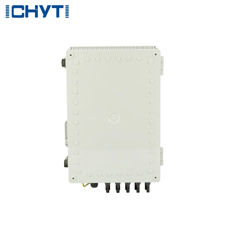 Waterproof Outdoor Surface Mounted 5-in-1-out 1000V IP65 Solar PV Surge Lightning Protection DC Distribution Box Combiner Box