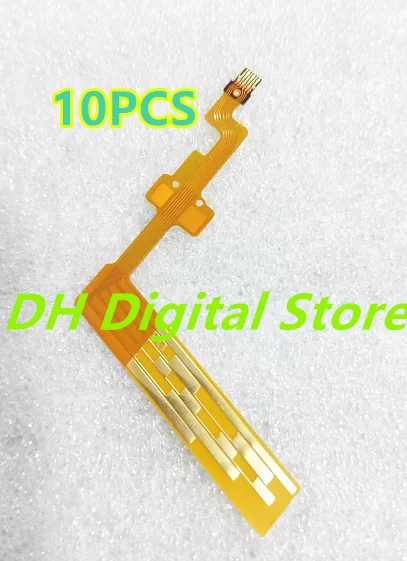 อะไหล่เปลี่ยนสายเฟล็กซ์เลนส์โฟกัส10ชิ้นสำหรับ kamera Canon 18-55มม. สายเคเบิลเลนส์ซูมอะไหล่ใหม่