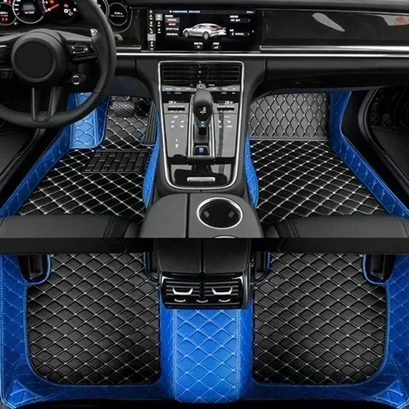 

Качественные кожаные автомобильные коврики на заказ для Peugeot 307SW 2005-2008 5008 301 RCZ 2011-2014 408 2010-2013, кожаные автомобильные салоны Acc