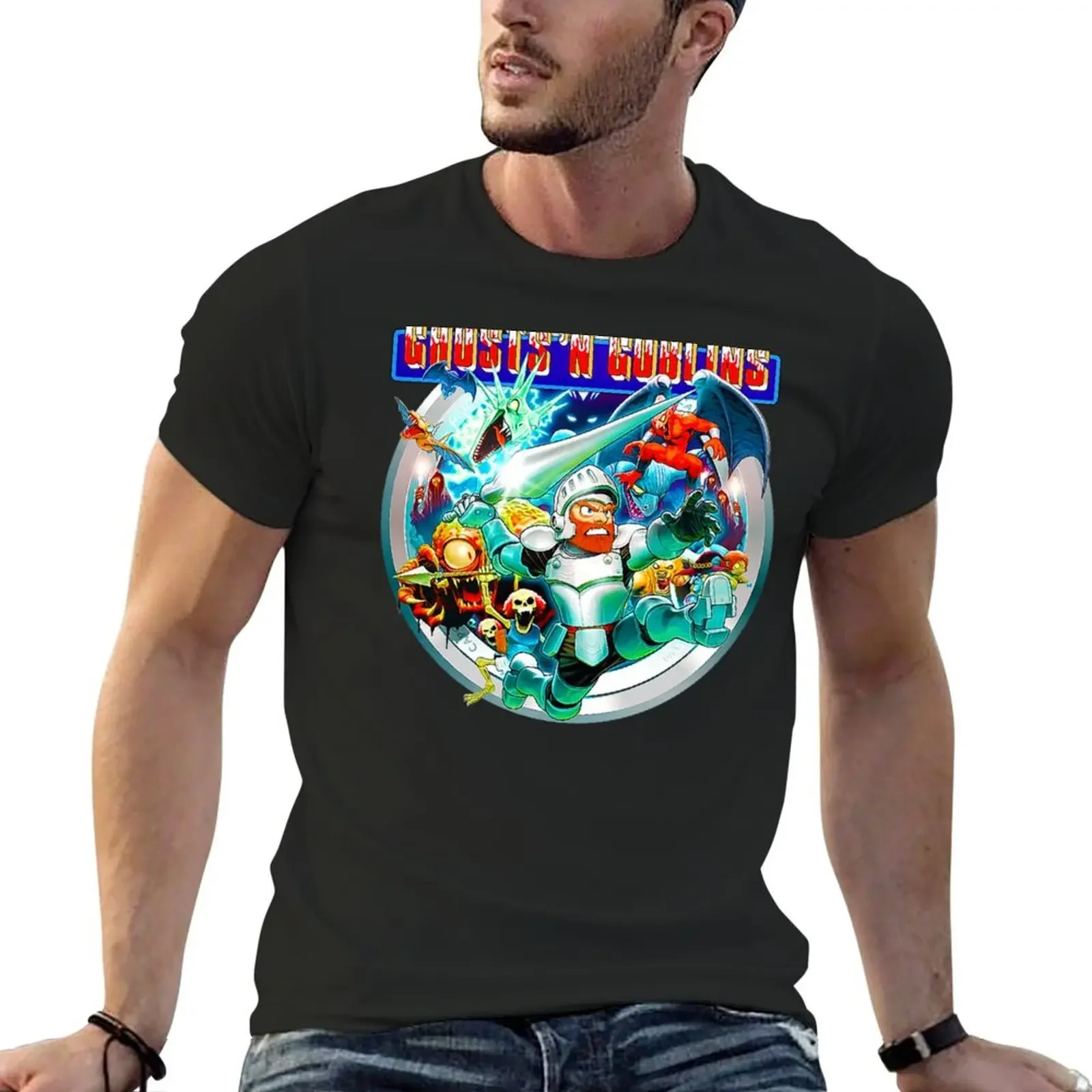 

Ghosts N Goblins T-Shirt baggy shirts boys whites vintage clothes street wear men clothes