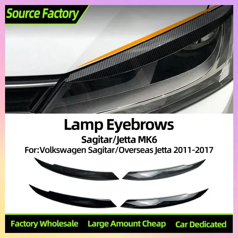 

Внутренние молдинги, новинка 2025 года, хит продаж для Volkswagen Sagitar/Jetta MK6 2011-2017 Jetta 6-го поколения, передняя фара с бровами High-Qua