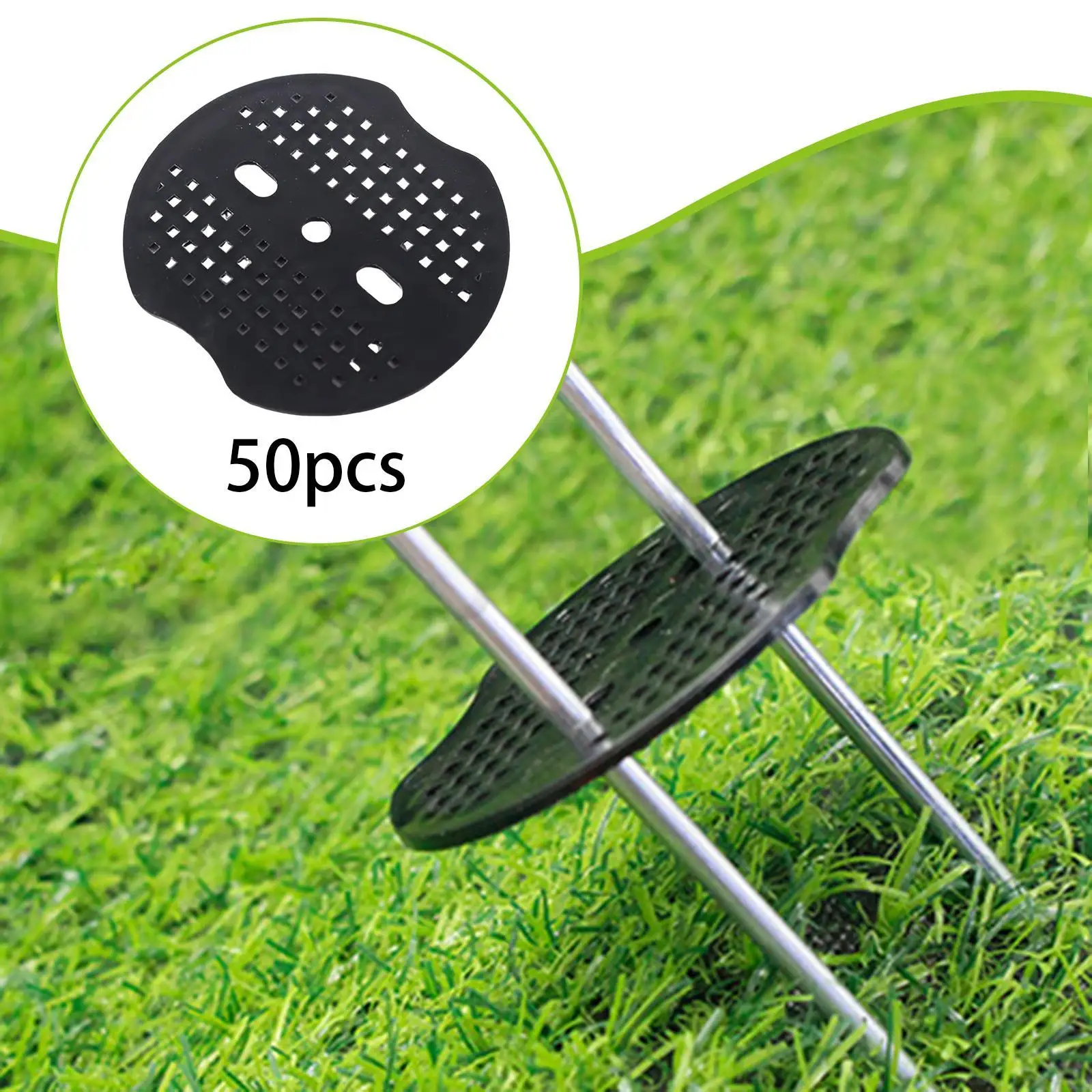 Garden clamp damper discs, fixing pads, garden pegs, landscape clamp posts,