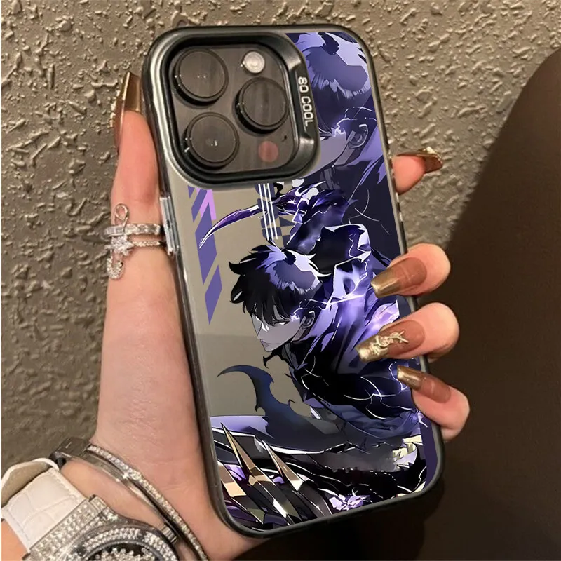 Funda de teléfono genial para OnePlus Nord 4 Nord4 5G 3 2 8T Nord CE 2 3 4 Lite Anime coreano Solo nivelación chapado láser IMD cubierta