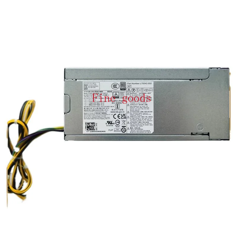 For HP 280 Pro G3 MT 180W Power Supply L70042-002 D19-180P1A L70042-004 PCK017