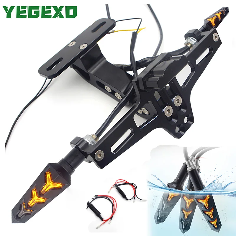 

For DUCATI HYPERMOTARD 821 MONSTER 696 CORSE 1199 STREETFIGHTER 749 Motorcycle License Plate Holder Motorbike Moto Accessories