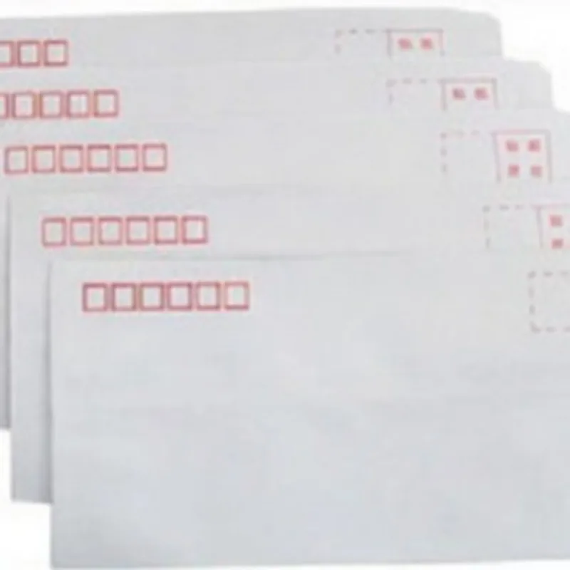 Multi Size White Kraft Business Envelopes No.3 No.5 No.6 No.7 No.9A4 Standard Office Document Mailing Letter Packaging view 3