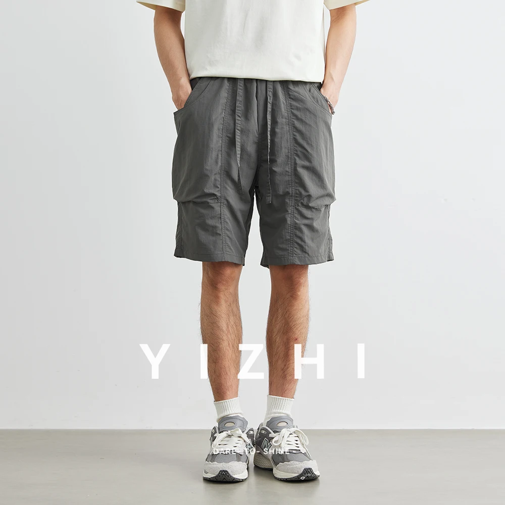 

100% Cotton Men's Workwear Pocket Shorts 2025 Summer New Loose Breathable Casual Shorts Outdoor Sports Fitness Fashion Men Short