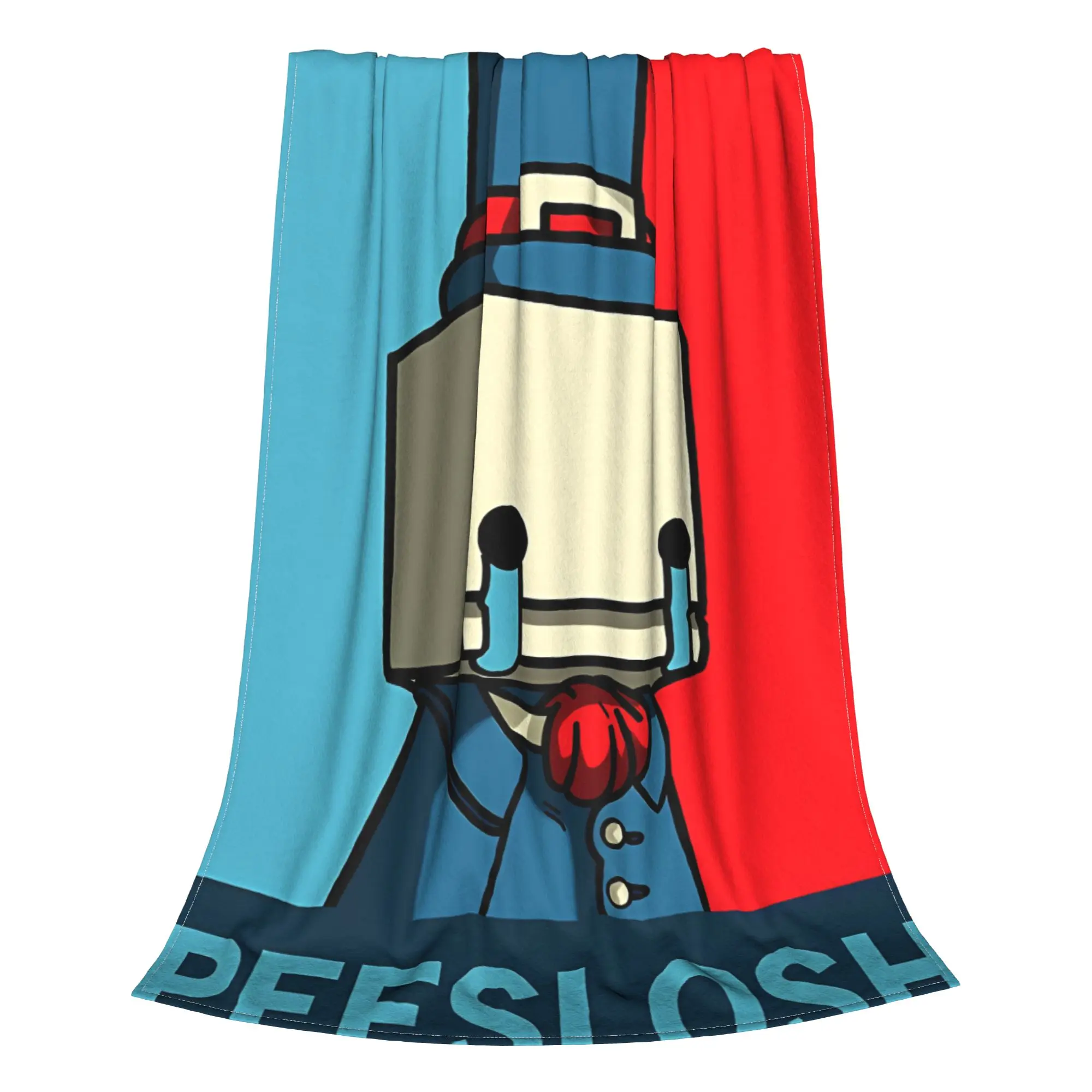1PC Home Cute Room Decor Hopeless Blanket Throw Blanket BattleBlock Theater Novelty Warm Blanket All Season