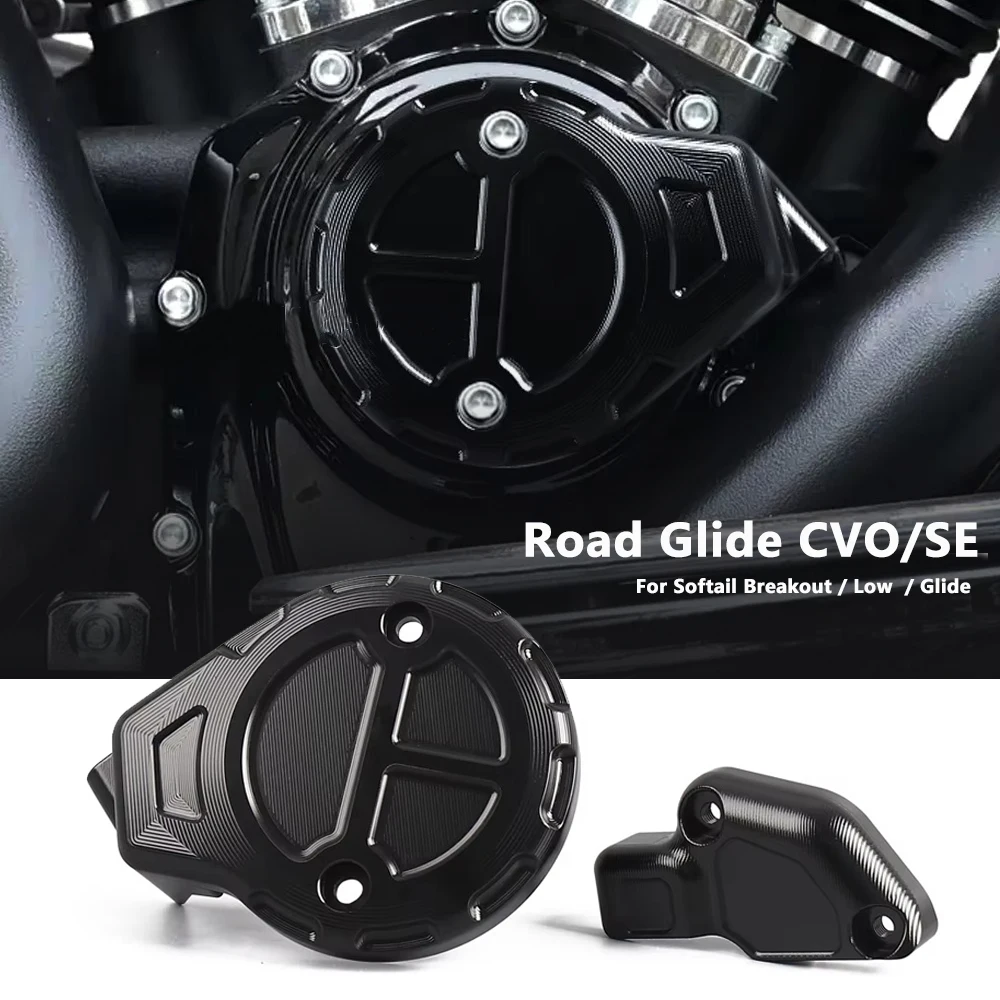 Kit de couvercle de minuterie de moto avec capteur pour Road Glide CVO SE FLHXSE, pour Softail Low Rider Heritage Classic FLHC / Glide Ultra