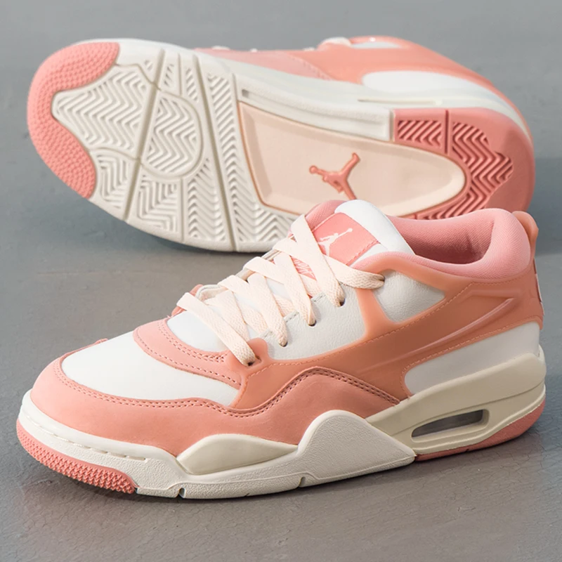 Zapatos Nike para mujer Air Jordan 4, zapatos deportivos, zapatos de entrenamiento prácticos, zapatos con amortiguación de aire, zapatos de baloncesto ligeros de caña baja Fq7940-808