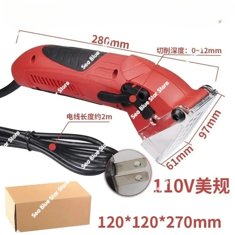 Electric Portable Flip Panel CircMini Cutter Woodworking Electric Circular Saw Multifunctional Handheld Chainsaw Woodcutter