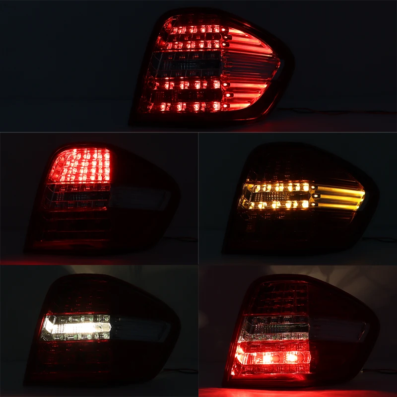 Car LED Tail Light Rear Bumper Turn Signal For Mercedes-Benz W164 ML-Class ML300 ML350 2009 2010 2011 Auto Taillight Assembly