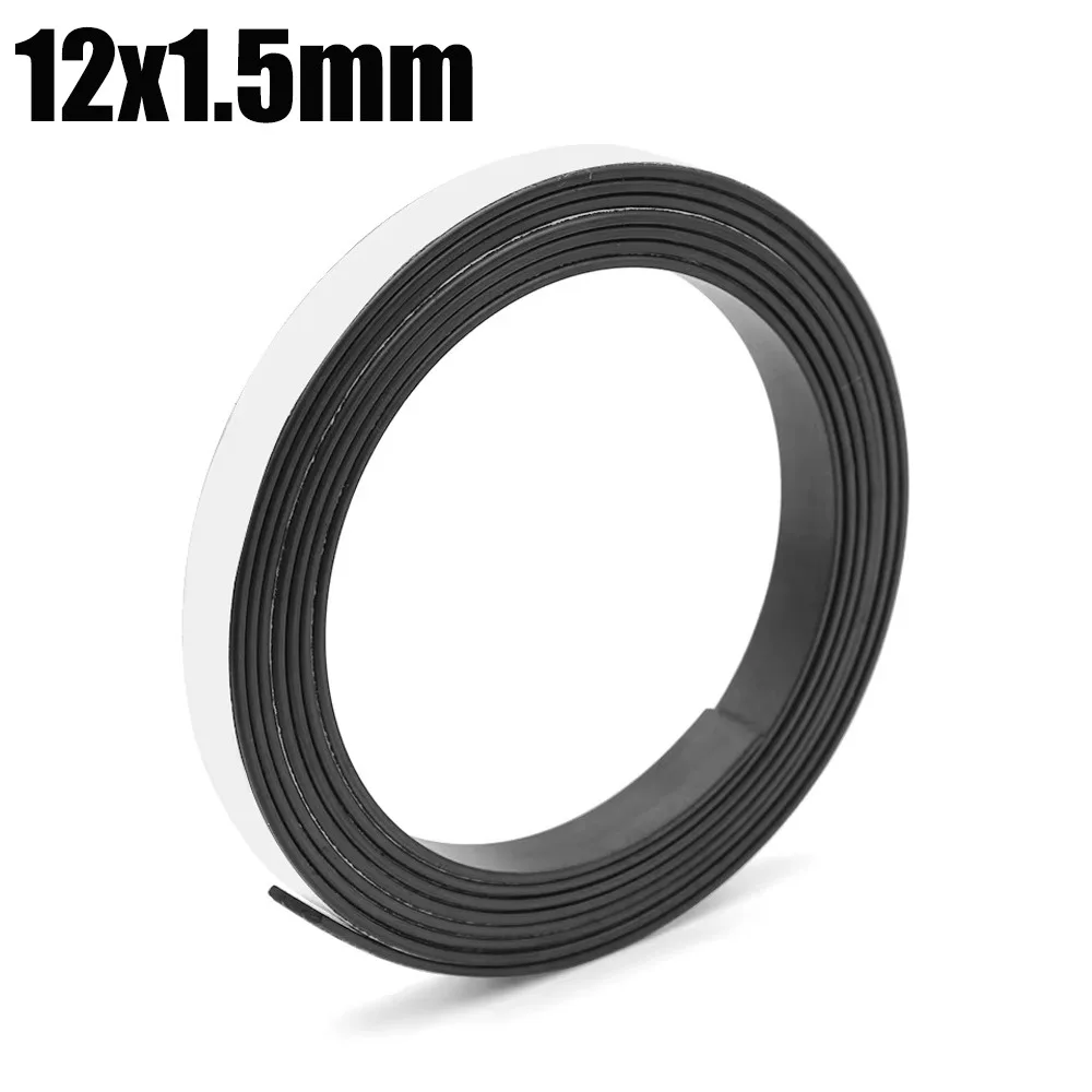 

1Meter 39.37inch Magnetic Tape Strong Flexible Self Adhesive Magnets Stripe Heavy Duty Magnet Tape Strip