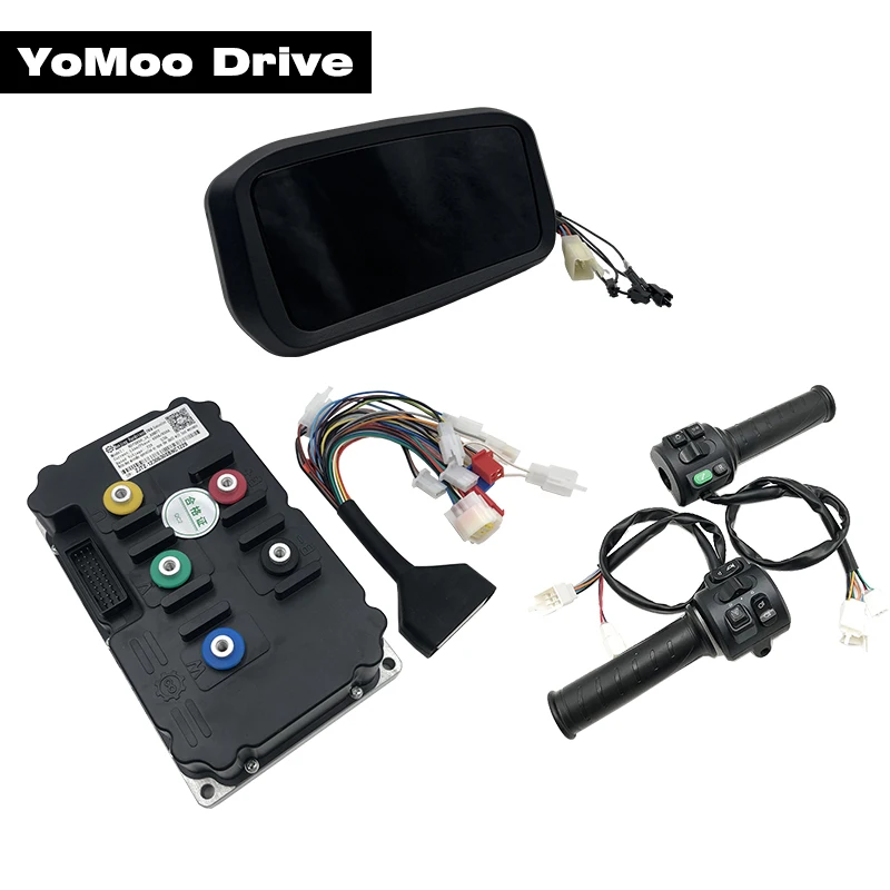 

Fardriver ND72850 72V DC 450A 8000W PMSM BLDC FOC Sine Wave Controller with N7 Display, T08 Throttle For Electric Motorcycle
