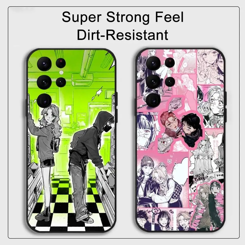 A-Aya 0-0osawa K-Koga M-Mitsuki أنيمي جراب هاتف للهاتف S سلسلة S20 S21 S22 S23 S24 FE Plus Ultra TPU لينة إلى الجلد ودية